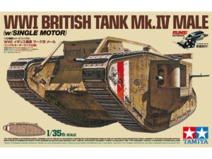 Tamiya WWI BRITISH TANK Mk.IV MALE SINGLE MOTOR 1/35 30057