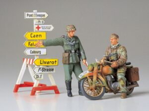 Tamiya German Motorcycle Orderly Set 1/35 35241