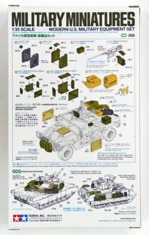 Tamiya US Modern Infantry Equipment 1/35 35266