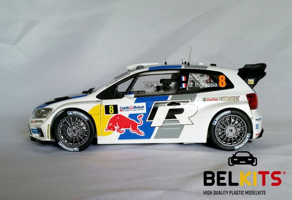 Belkits VW Polo R Wrc Red Bull 1:24 BEL005