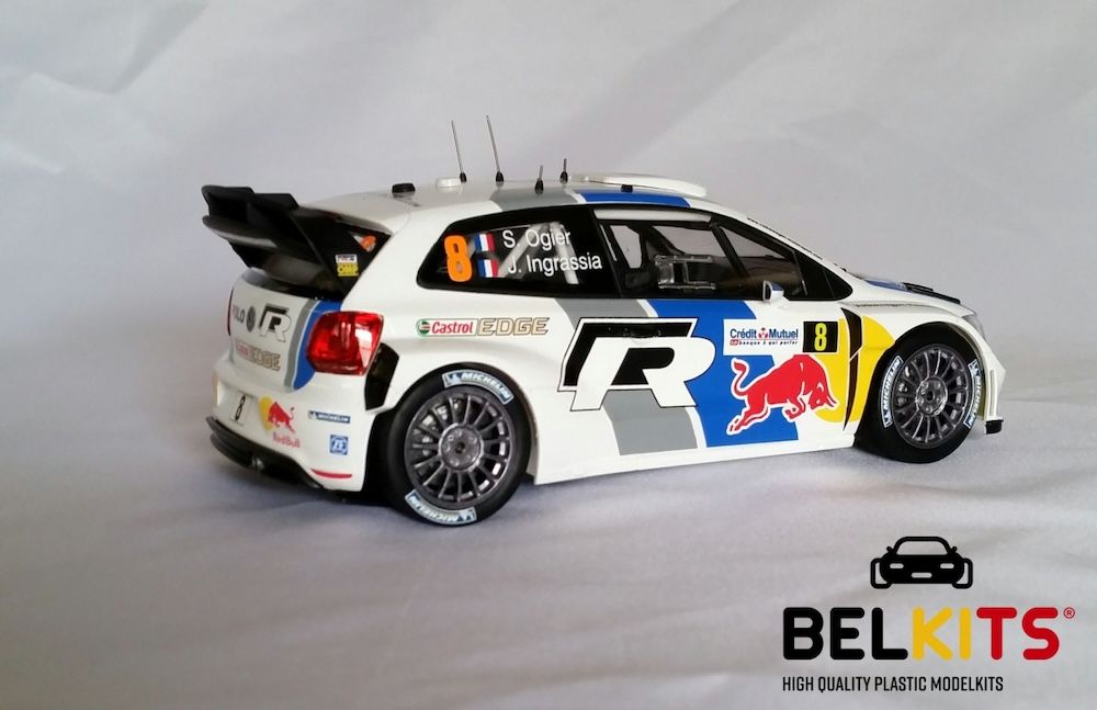 Belkits VW Polo R Wrc Red Bull 1:24 BEL005