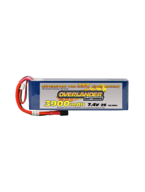 Overlander 3900MAH 7.4V 2S 35C SUPERSPORT PRO LIPO BATTERY