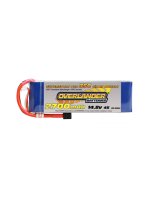 Overlander 2700MAH 14.8V 4S 35C SUPERSPORT PRO LIPO BATTERY