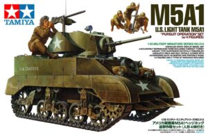 Tamiya U.S. LIGHT TANK M5A1 PURSUIT SET 1/35 35313