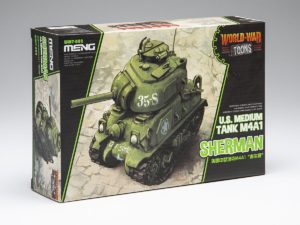 MENG MODEL – M4A1 SHERMAN U.S TANK WORLD WAR TOON