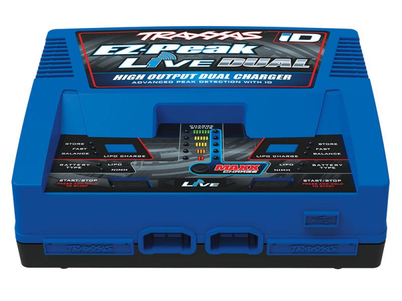 Traxxas EZ-Peak Live Dual 200W NiMH/LiPo iD Charger