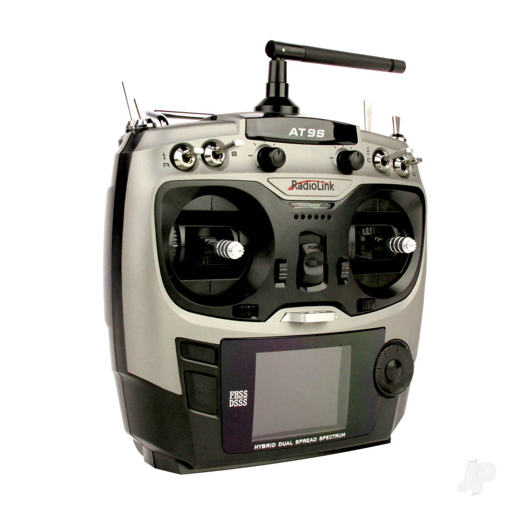 Radiolink AT9S 2.4GHz 10-Channel Transmitter with Receiver (Silver)