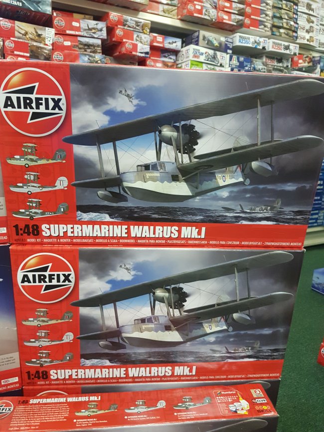 Airfix Walrus 1/48 A09183 has arrived.