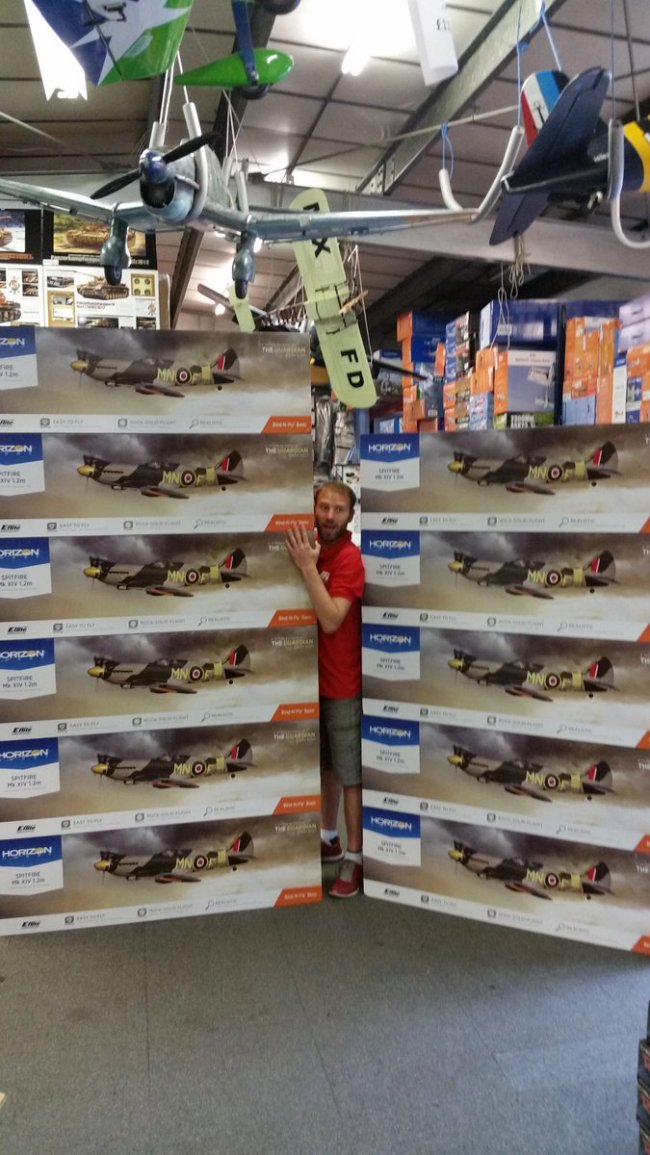 E-Flite Spitfire Mk XIV now in stock