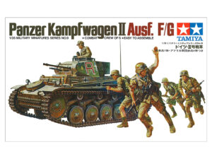 Tamiya Panzerkampfwagen II with crew of 5 1/35 35009