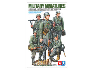 TAMIYA GERMAN INFANTRY SET MID WWII 1/35 35371
