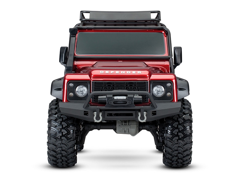 Traxxas TRX-4 Defender 4WD RTR with Clipless Mounting 1/10 - Red TRX82256-4-RED
