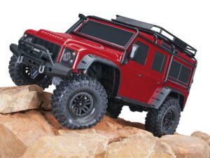 Traxxas TRX-4 Defender 4WD RTR with Clipless Mounting 1/10 - Red TRX82256-4-RED