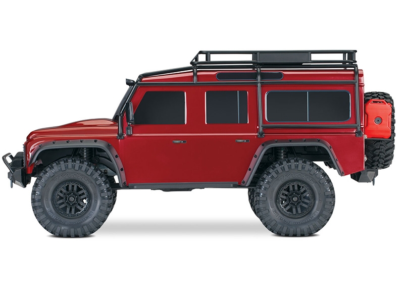 Traxxas TRX-4 Defender 4WD RTR with Clipless Mounting 1/10 - Red TRX82256-4-RED