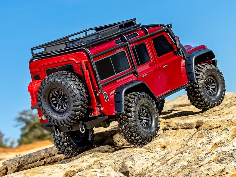 Traxxas TRX-4 Defender 4WD RTR with Clipless Mounting 1/10 - Red TRX82256-4-RED - Image 7