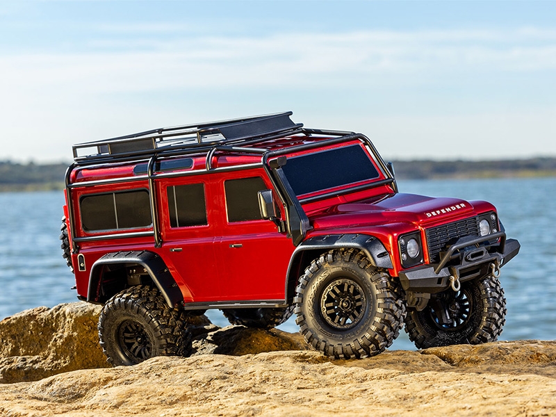 Traxxas TRX-4 Defender 4WD RTR with Clipless Mounting 1/10 - Red TRX82256-4-RED - Image 6