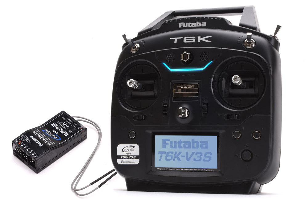 Futaba T6K V3 - 8 Channel 2.4GHz T-FHSS & R3008SB Combo (Mode 2)