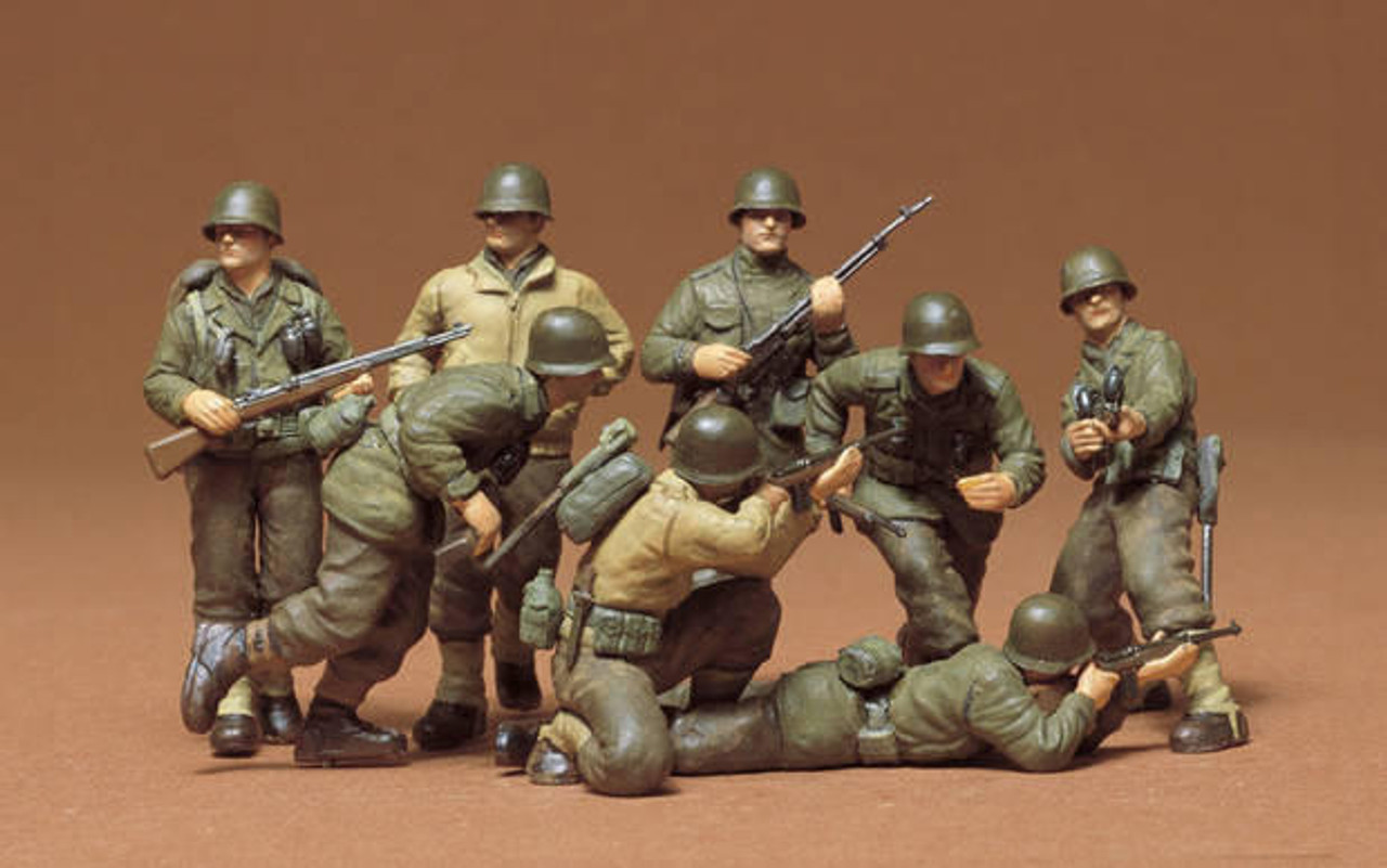 TAMIYA US ARMY INFANTRY EUROPEAN THEATRE 1/35 35048 - Image 2