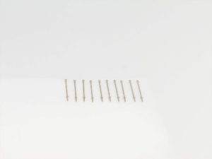 Radioactive 1 Hole Stanchion, Brass 20mm (Pk10)