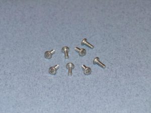 Radioactive SS Pozi Pan Head screw M3 8mm Pk8