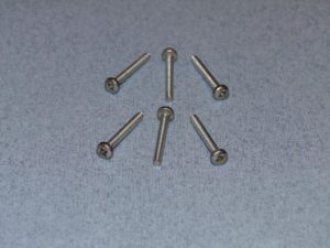 Radioactive SS Pozi Pan Head screw M3 25mm Pk6