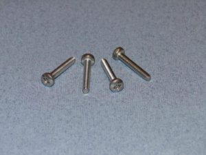 Radioactive SS Pozi Pan Head screw M4 25mm Pk4