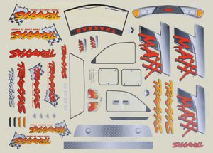Traxxas Decal sheet, T-Maxx (use with 4911X body)