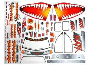 Traxxas Decal sheet, Jaws T-Maxx