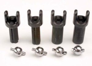 Traxxas Half shafts, short Heavy-duty external-splined 2 & inte