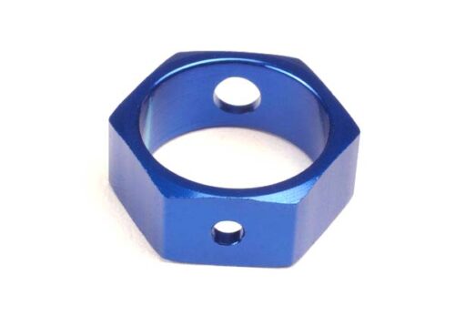 Traxxas Brake adapter, hex aluminum blue use with Head shafts