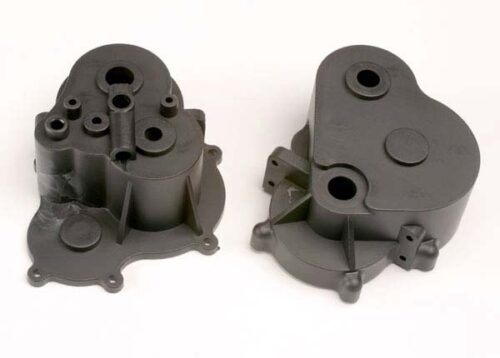 Traxxas Gearbox halves (f&r)  rubber access plug