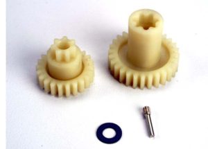 Traxxas Primary gears  forward 28-T  reverse 22-T  set screw yok