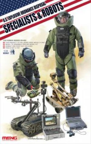 Meng 1:35 US Explosive Ordnance Disposal Specialists and Robots