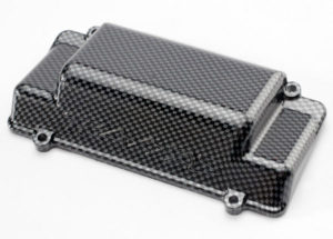 Traxxas Battery Box Cover, bumper rear, Exo-Carbon finish Jato