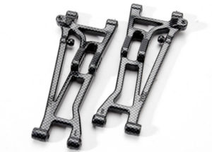Traxxas Suspension arms front left & right Exo-Carbon finish Ja