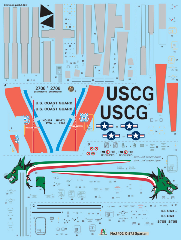 Italeri C-27J SPARTAN 1/72 1402 - Image 9