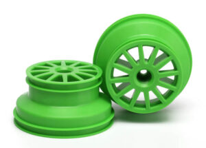 Traxxas Wheels, green (2)