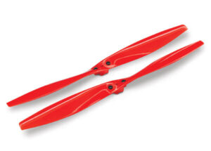 Traxxas Aton rotor blade set, red (2) (with screw)