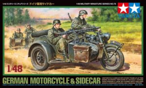 Tamiya German Motorcycle & Sidecar 1/48 32578