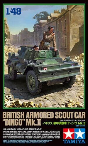 TAMIYA BRITISH DINGO MK.II ARMOURED SCOUT CAR 1/48 32581