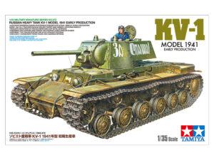 Tamiya RUSSIAN HEAVY TANK KV-1F 1941 EARLY PRODUCTION 1/35 35372