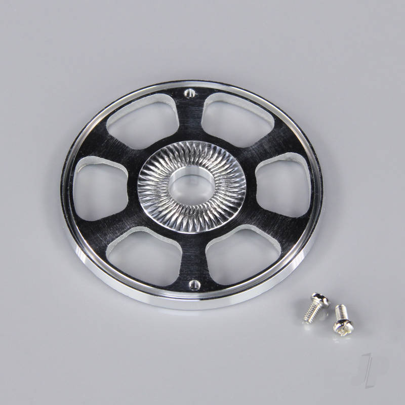 51mm White Spinner (with Aluminium Back Plate)