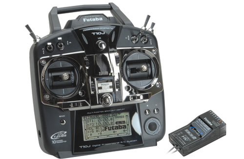 Futaba T10J 10ch Combo 2.4G T-FHSS/S-FHSS (N-Tx) M1 R3008SB