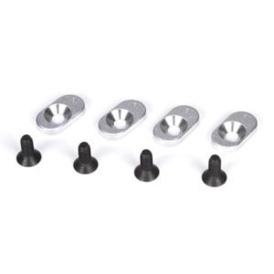 5ive-T Engine Mount Inserts & Screws 19.5/58 (4) - LOSB5804