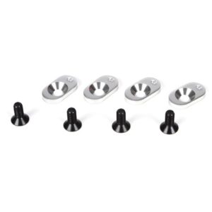 5ive-T Engine Mount Inserts & Screws, 19T (4) - LOSB5801