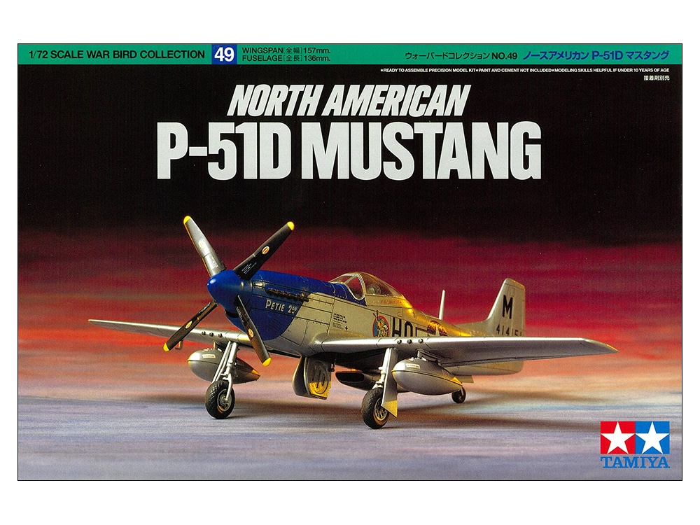 Tamiya North American P-51D Mustang 1/72 60749