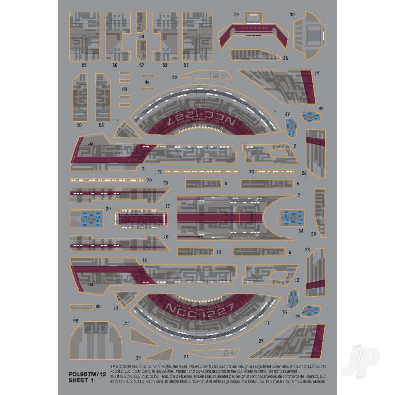STAR TREK USS SHENZHOU (SNAP) 2T