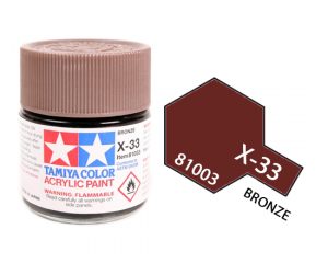 ACRYLIC MINI X-33 BRONZE
