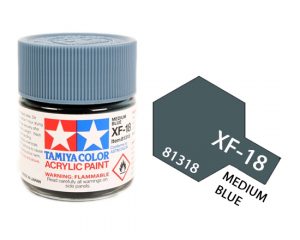 ACRYLIC MINI XF-18 MEDIUM BLUE
