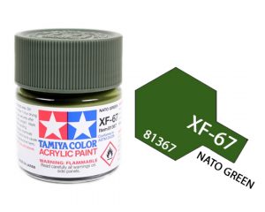 ACRYLIC MINI XF-67 NATO GREEN